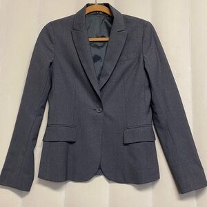 Theory Women’s Blazer Jacket Size 4 Wool Blend Corpcore Office Quiet Luxury